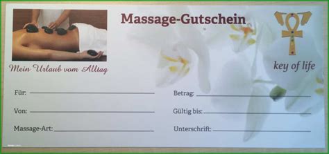 Schenken sie mit unseren vorlagen einen spa gutschein, schenken sie entspannung. Fantastisch Geschenkgutschein Massage Vorlage Erstaunlich ...