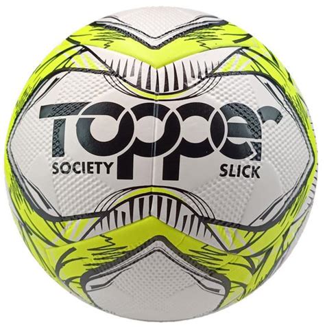 bola society topper slick fusionada oficial bola de futebol society magazine luiza