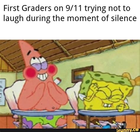 First Graders On 911 Trying Not To Laugh During The Moment Of Silence