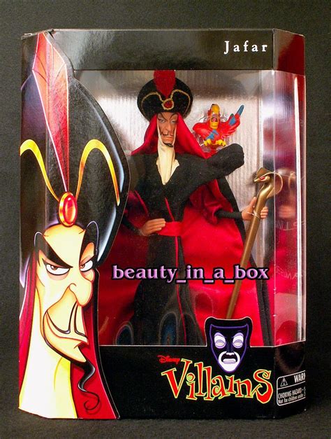 Jafar Doll From Disney Male Villains Collection Iago Aladdin Mattel