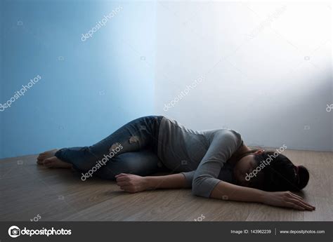 Woman Lying On The Floor Stock Photo By ©ryanking999 143962239