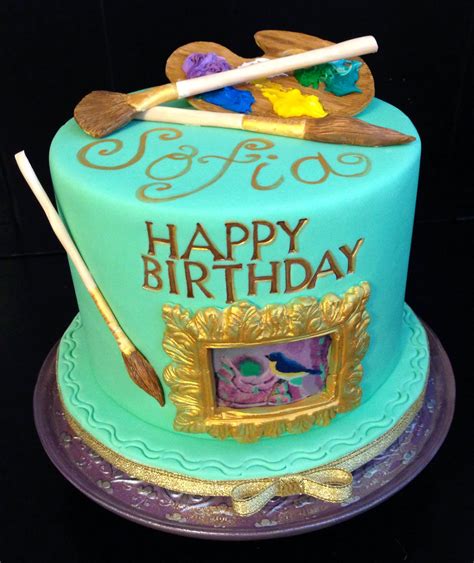 Artist Cake Artist Cake Artist Birthday Graduation Cakes