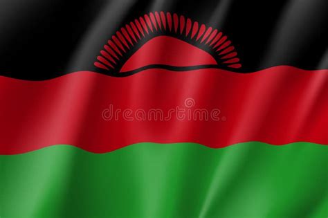 Vector National Flag Of Malawi Stock Vector Illustration Of Emblem