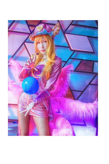 Lol The Nine Tailed Fox Ahri Singer Cosplay Costumes