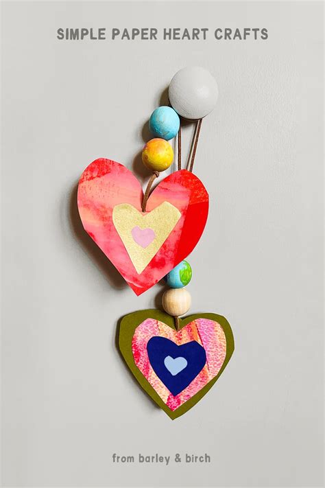 3 Fresh Simple Paper Heart Crafts You Can Make In Minutes