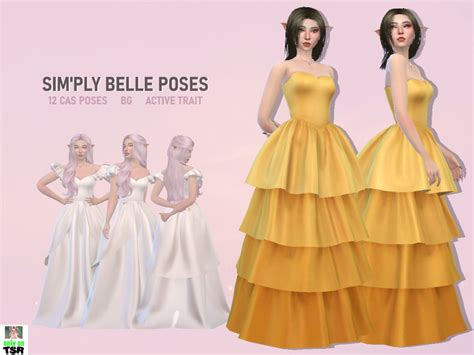 The Sims Resource Simply Belle Ball Gown Poses