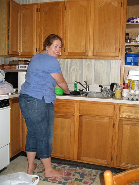 Barefoot And Pregnant In The Kitchen Flickr Photo Sharing