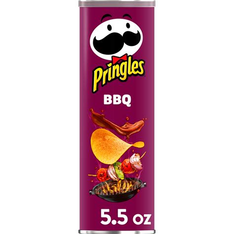 Pringles Potato Crisps Chips Bbq 55oz