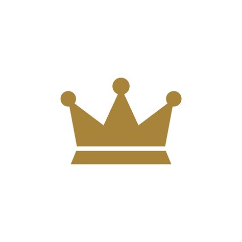 Gold Crown Logo Template Illustration Design Vector Eps 10 Download