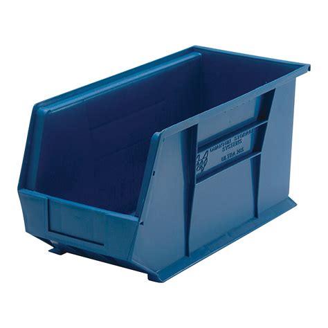 Quantum Storage Heavy Duty Stacking Bins — 18in X 8 14in X 9in Size