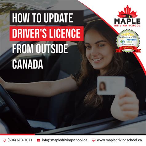 How To Update Drivers Licence From Outside Canada