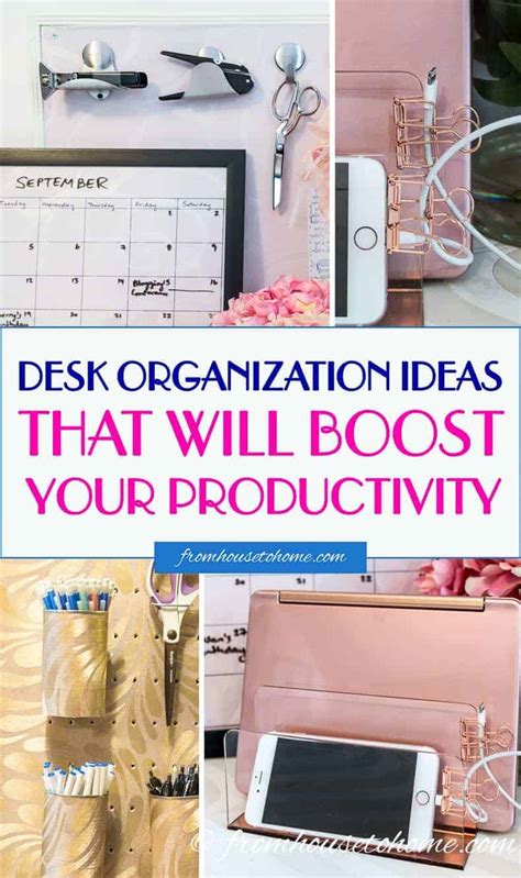Looking for desk organization ideas to make working from home actually enjoyable and productive? 8 Desk Organization Hacks That Will Boost Your Productivity