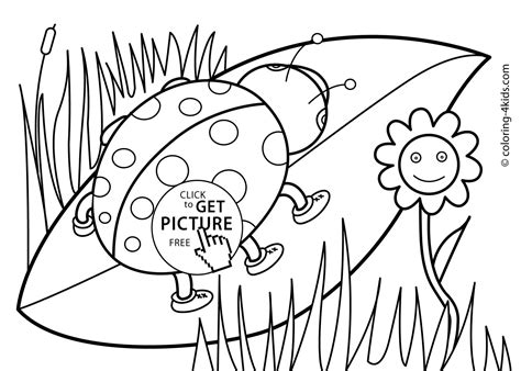 spring coloring pages  kids  printable