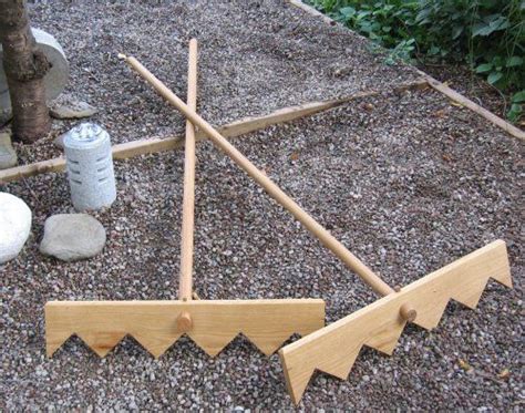 Japanese gardening is a cultural form of gardening that is meant to produce a scene that mimics nature as much as possible by using trees. Handmade Oak Zen... | Zen rock garden, Zen garden design ...