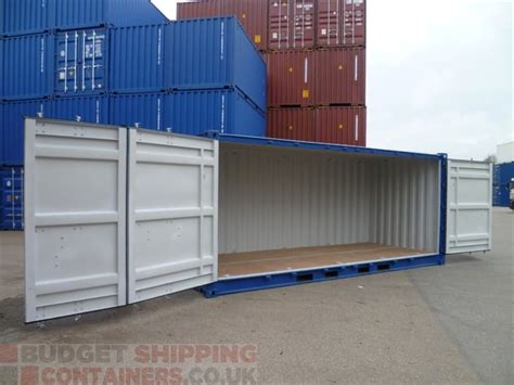20ft Side Opening Shipping Containers One Trip New