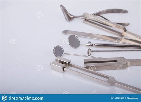 Medical Instruments For Ent Doctor Stock Photo Image Of Medicine