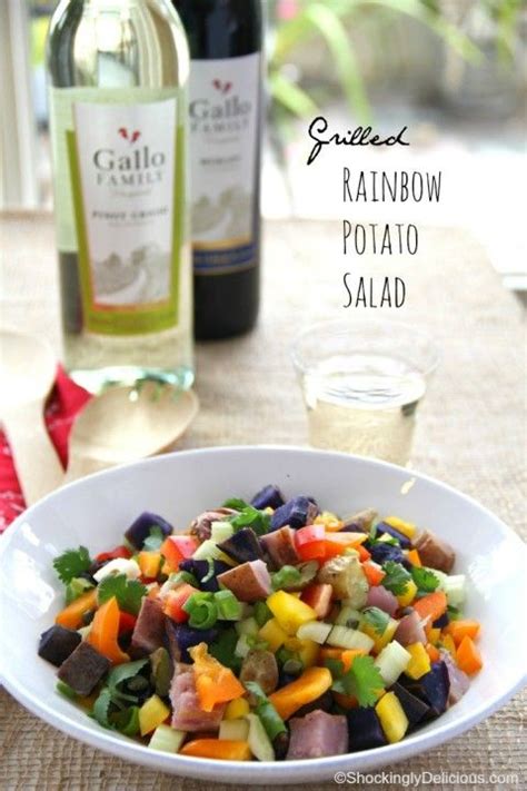 Grilled Rainbow Potato Salad Shockingly Delicious Recipe Potatoe