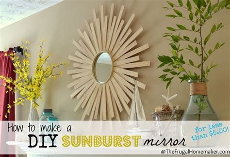 Diy Sunburst Mirror 4 Wall Art