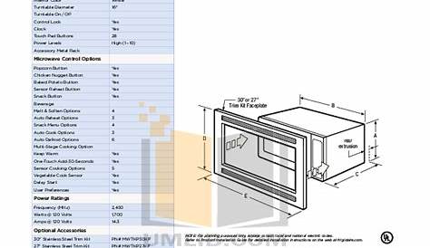 PDF manual for Frigidaire Microwave FPMO209KF