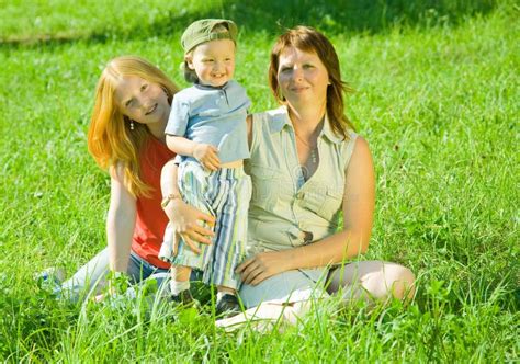 Mother With Her Children Stock Photo Image Of People 15191024