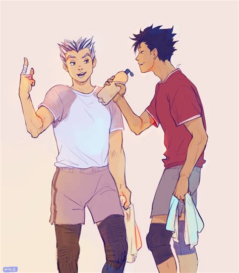 Imagen Insertada Bokuto Koutarou Kuroo Tetsurou Kuroken Bokuaka