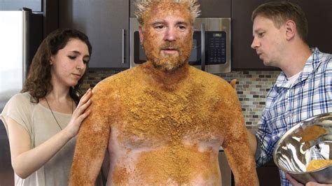 Next add chili powder, paprika, allspice, curry, dry mustard and cinnamon. Food Network Production Assistants Prep Guy Fieri With Dry ...