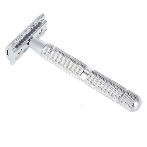 Stainless Steel Safety Razor Traditional Mens Double Edge Shaving