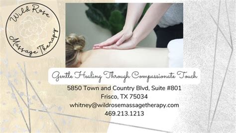 Wild Rose Massage Therapy Closed 5850 Town And Country Blvd Frisco Texas Massage Therapy