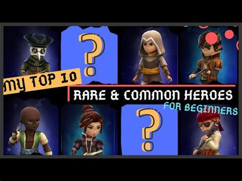My Top Rare Common Hero S For Beginners Assassin S Creed Rebellion FAD