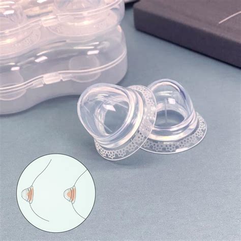 1pair Pregnant Women Painless Silicone Nipple Aspirator Corrector