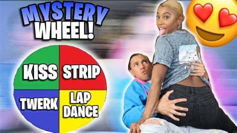 spin the mystery wheel challenge w girlfriend 1 spin 1 dare youtube