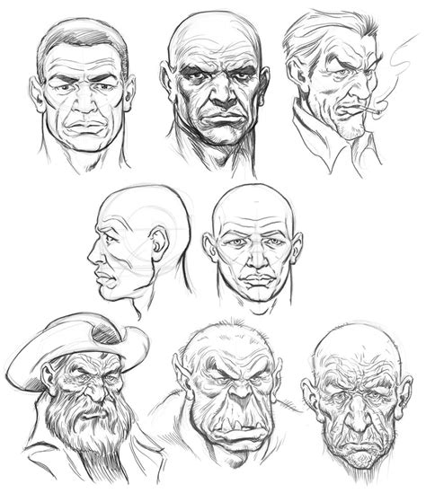 Drawing Male Characters Chap 1 Head Structure