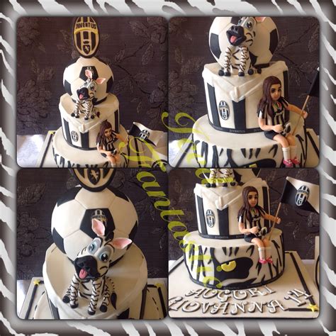 The cake consists of two tiers, and each of these layers is covered in black and white striped fondant, the colors of the this cake is suitable for birthdays and parties and tastes as scrumptious as it looks. Juventus birthday cake with Zebra mascot | Cake, Birthday ...