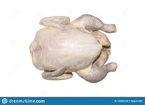 Fresh Raw Plucked Chicken Carcass Stock Image Image Of Background