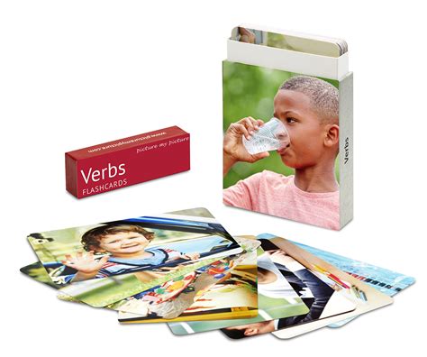 Buy Picture My Picture Verbs Flash Cards 40 Action Language Development Educational Photo