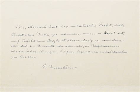 Autograph Manuscript Signed Albert Einstein First Edition