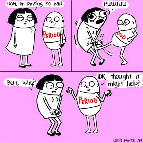 8 comics about periods that are too real with images period humor period memes comics