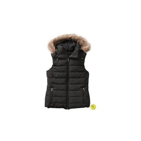 Banana Republic Womens Factory Hooded Puffer Vest Size Xs Black £58