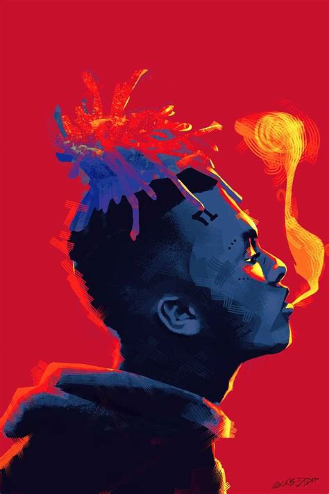 Xxxtentacion Smoke Poster Poster Canvas Wall Art Print Rugsers