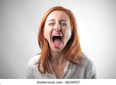 Screaming Woman Foto Stock Shutterstock