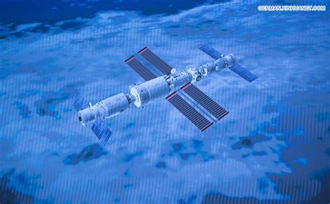 Chinas Raumschiff Shenzhou 12 Dockt Erfolgreich An Das Kernmodul Tianhe