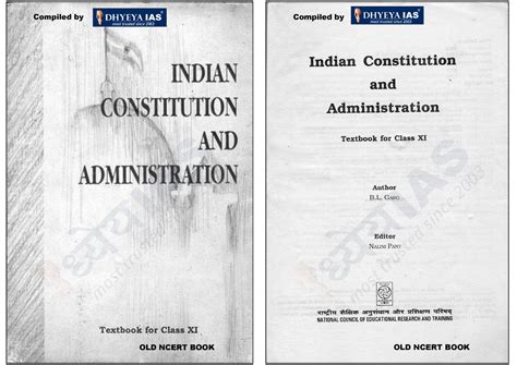 Download Old Ncert Books Pdf Political Science Class Xi Indian Constitution And Administration