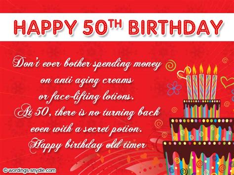 50th birthday wishes messages and 50th birthday card wordings wordings and messages
