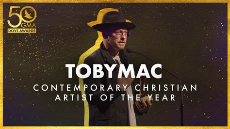 Tobymac Wins Contemporary Christian Artist Of The Year Youtube