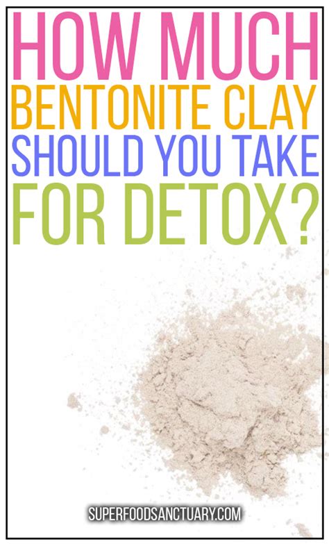 How To Mix Bentonite Clay For Internal Use Superfood Sanctuary