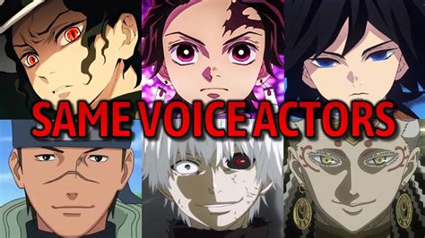 Demon Slayer Characters Japanese Dub Voice Actors In Other Anime Part 1