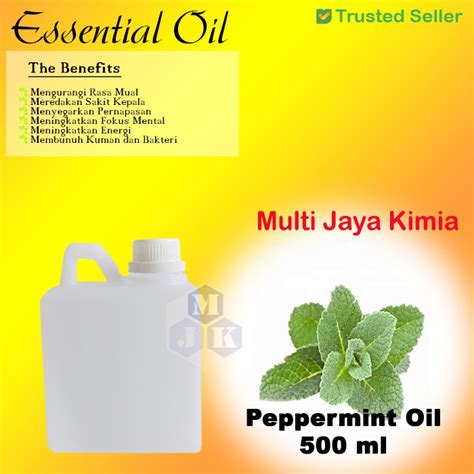 Jual Peppermint Essential Oil Minyak Peppermint PURE 500ml Shopee