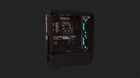 Pc Gaming Ryzen Nvidia 1660 Download Free 3d Model By Paxillop