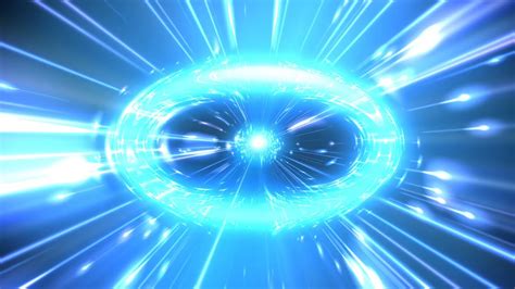 4k Blue Wormhole Space Animation Motion Backgrounds ║ Backdrop ║ Sci Fi