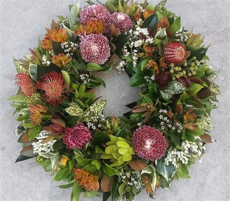 Native Wreath Tribute Floressence Florist Northbridge